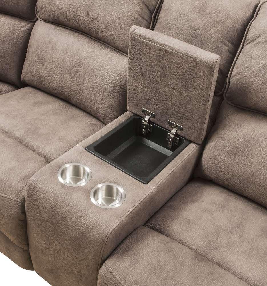 ACME Furniture - Olwen Sectional Sofa (Power Motion & USB) - 54590 view 2