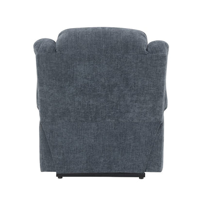 ACME Furniture - Omarion - Power Recliner w/Lift, Heating & Massage - Blue Chenille - LV02996A view 4