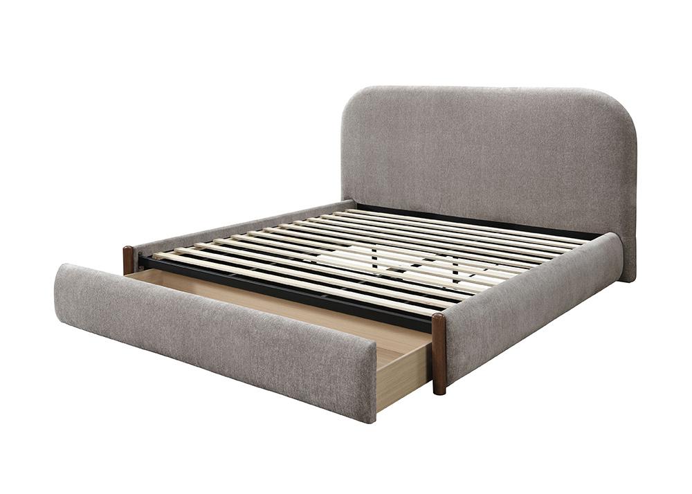 ACME Furniture - Orane Full Bed w/Storage - Gray Fabric - BD04590F view 1