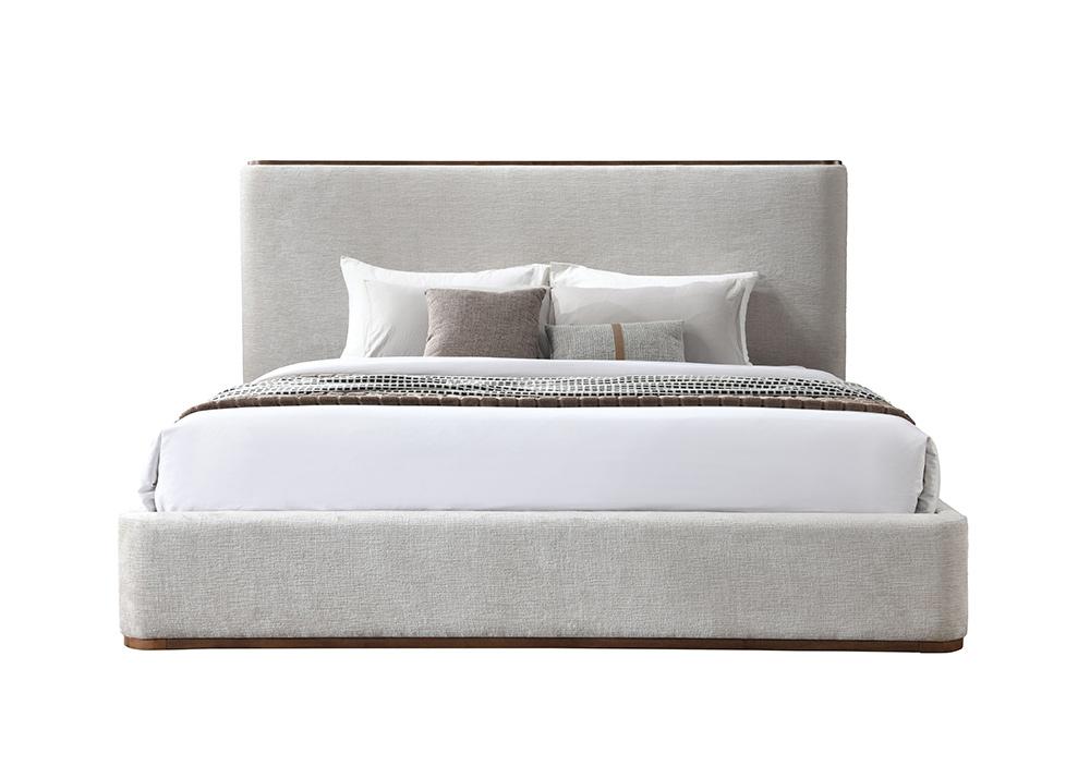 ACME Furniture - Orane Queen Bed - Gray Fabric - BD04582Q veiw 3