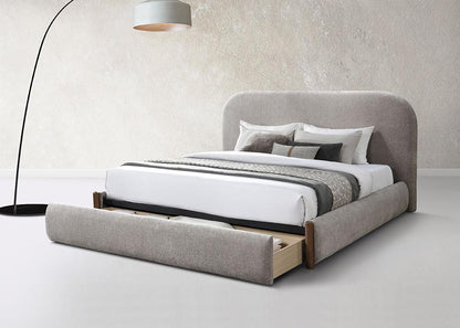 ACME Furniture - Orane Queen Bed w/Storage - Gray Fabric - BD04592Q veiw 1