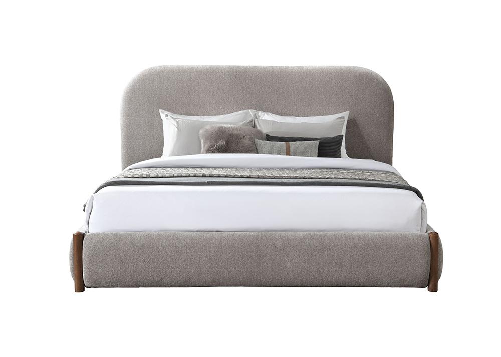ACME Furniture - Orane Queen Bed w/Storage - Gray Fabric - BD04592Q veiw 3