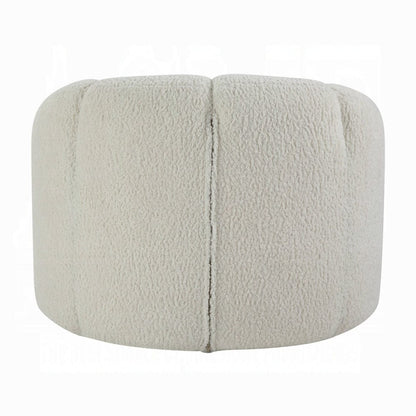 ACME Furniture - Osmash Chair w/Swivel - White Teddy Sherpa - LV00230 view 3