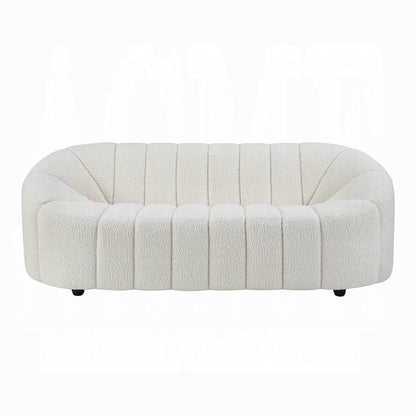 ACME Furniture - Osmash Sofa - White Teddy Sherpa - LV00229 view 2