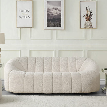 ACME Furniture - Osmash Sofa - White Teddy Sherpa - LV00229 view 7