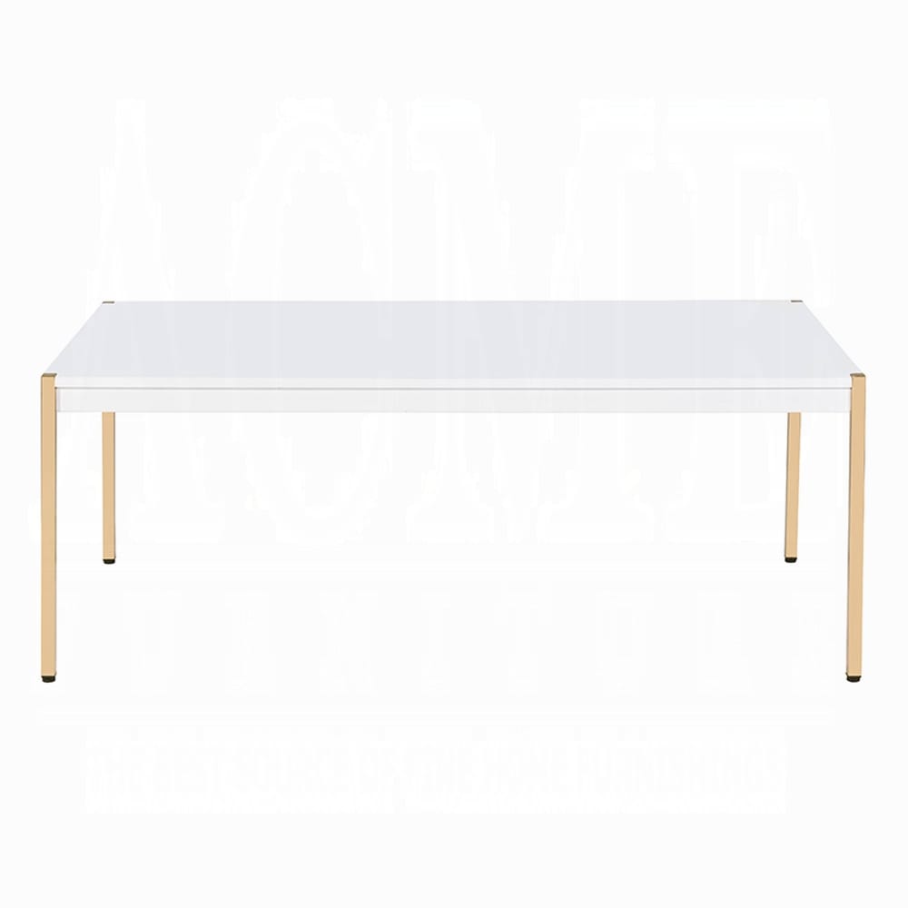 ACME Furniture - Otrac Coffee Table - White & Gold - LV00034 view 2