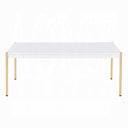 ACME Furniture - Otrac Coffee Table - White & Gold - LV00034 view 2