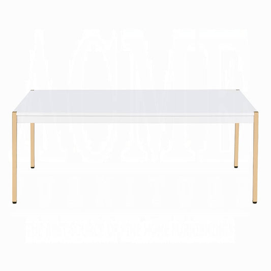 ACME Furniture - Otrac Coffee Table - White & Gold - LV00034 view 2