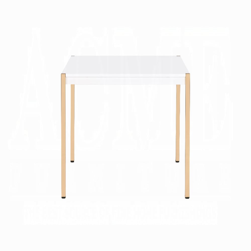 ACME Furniture - Otrac End Table - White & Gold - LV00035 view 2