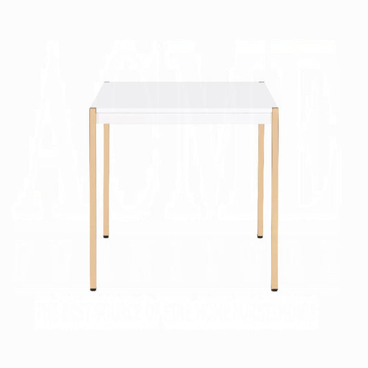 ACME Furniture - Otrac End Table - White & Gold - LV00035 view 2