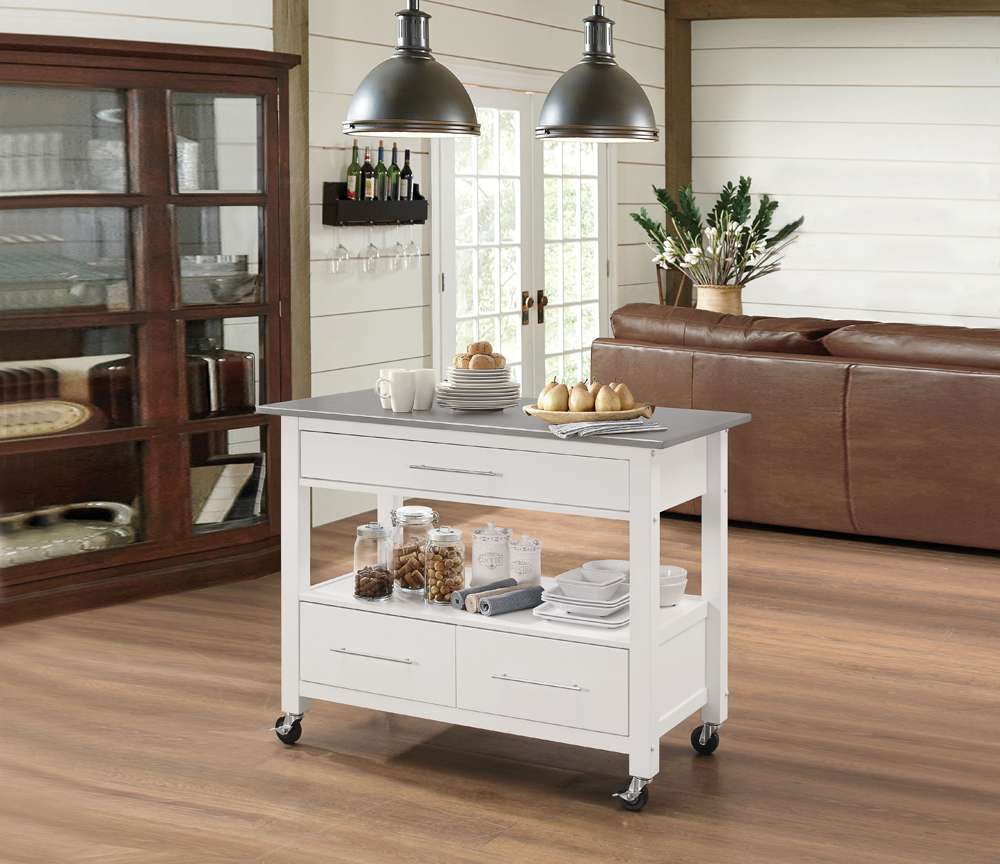 ACME Furniture - Ottawa Kitchen Cart - 98330 view 2