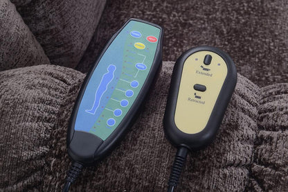 ACME Furniture - Pacay Power Recliner w/Lift, Heating & Massage - Brown Velvet - LV02998 veiw 3