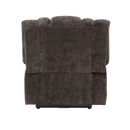 ACME Furniture - Pacay - Power Recliner w/Lift, Heating & Massage - Brown Chenille - LV02998A view 4