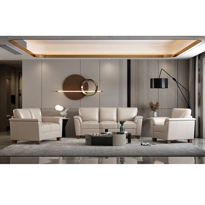 ACME Furniture - Pacific Palisades - Loveseat - Beige Top Grain Leather  - LV01300 view 6