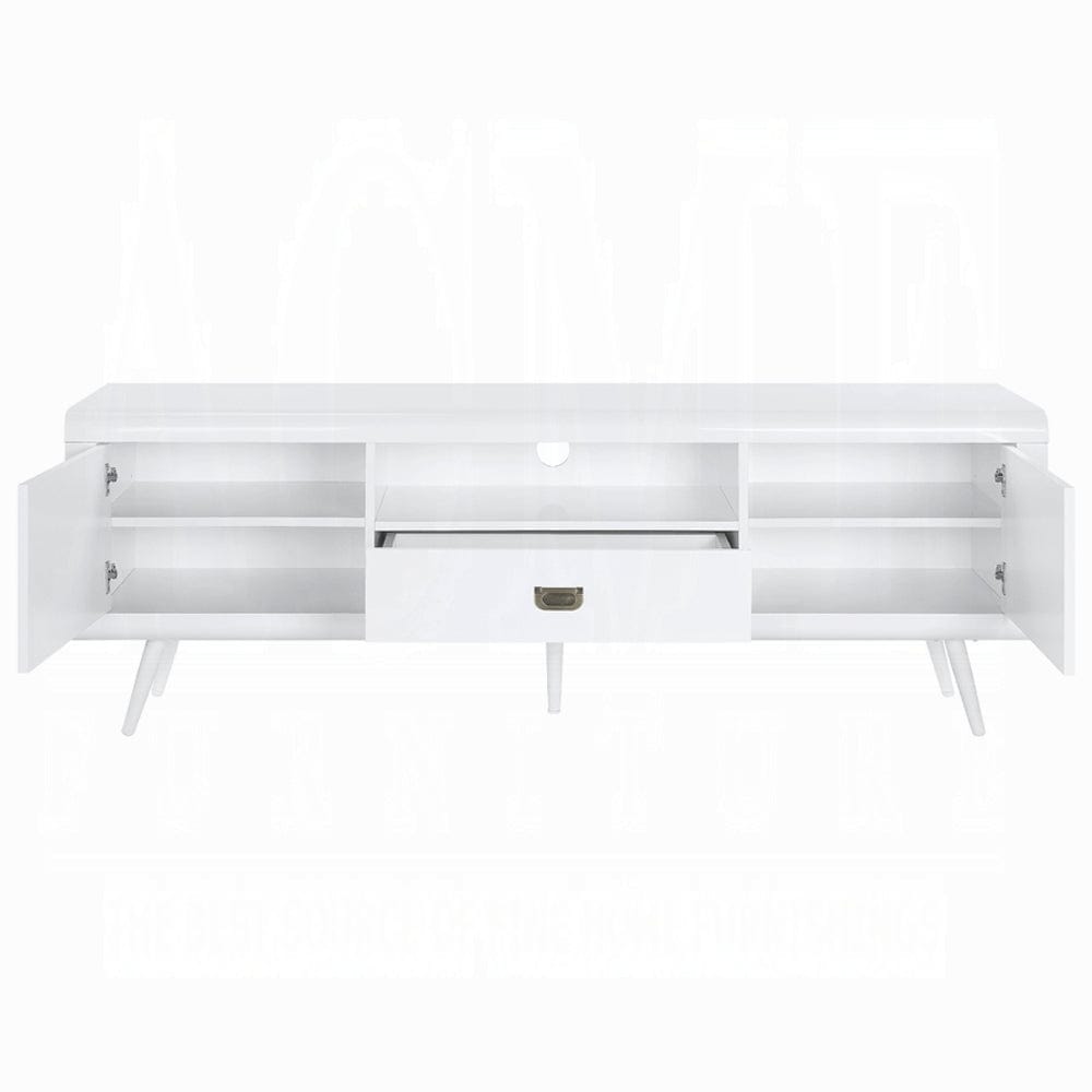 ACME Furniture - Pagan TV Stand - White High Gloss - LV00745 view 3