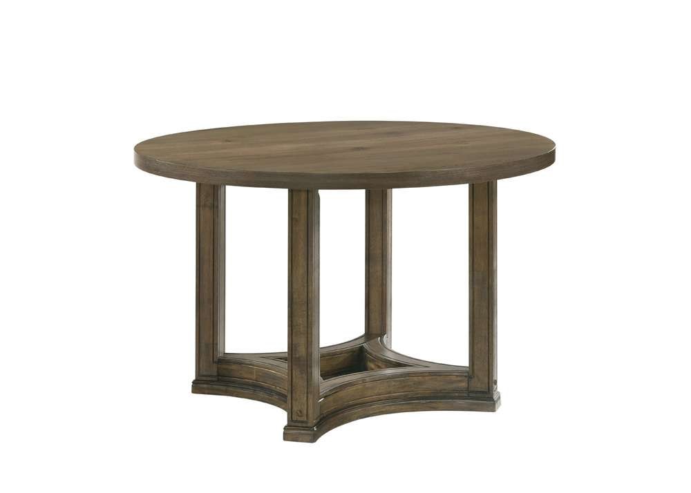 ACME Furniture - Parfield Round Dining Table - Weathered Oak - DN01809 view 1