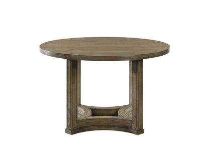 ACME Furniture - Parfield Round Dining Table - Weathered Oak - DN01809 view 2