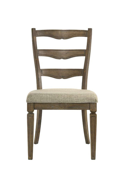 ACME Furniture - Parfield Side Chair (Set of 2) - Weathered Oak - DN01808 view 2