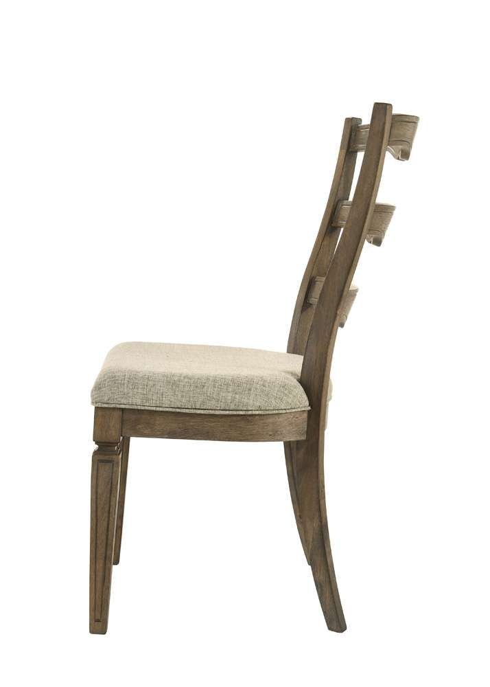 ACME Furniture - Parfield Side Chair (Set of 2) - Weathered Oak - DN01808 view 3