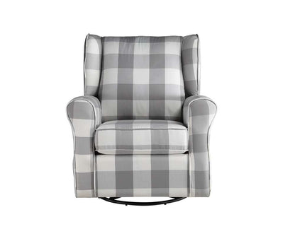 ACME Furniture - Patli Swivel Chair w/Glider - Gray - LV00922 veiw 3