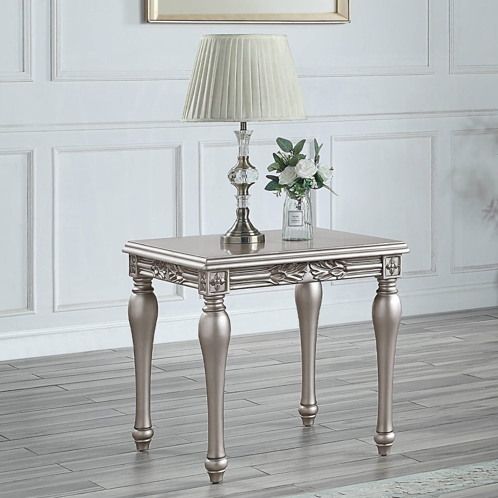 ACME Furniture - Pelumi End Table - Platinum - LV01116 view 3