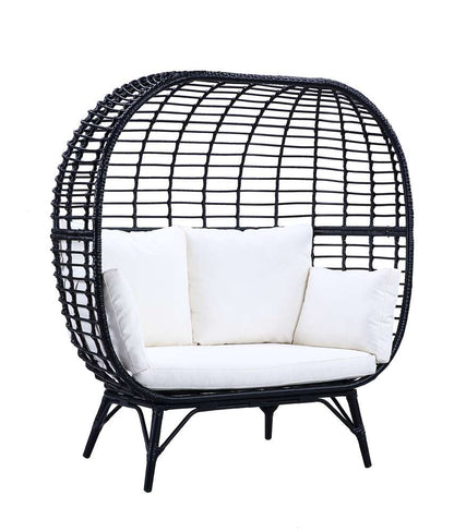 ACME Furniture - Penelope Patio Lounge Chair - Cream & Black - OT01099 veiw 2