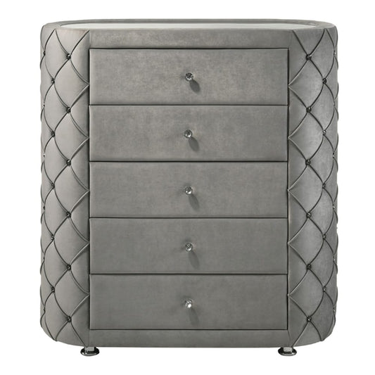 ACME Furniture - Perine - Chest - Gray Velvet - BD01066 view 2