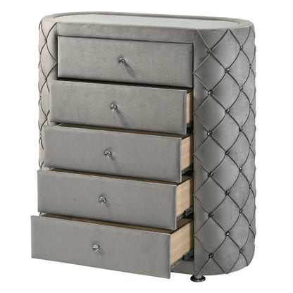ACME Furniture - Perine - Chest - Gray Velvet - BD01066 view 3