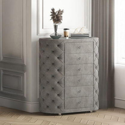 ACME Furniture - Perine - Chest - Gray Velvet - BD01066 view 5