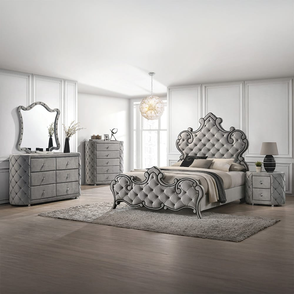 ACME Furniture - Perine - Chest - Gray Velvet - BD01066 view 6