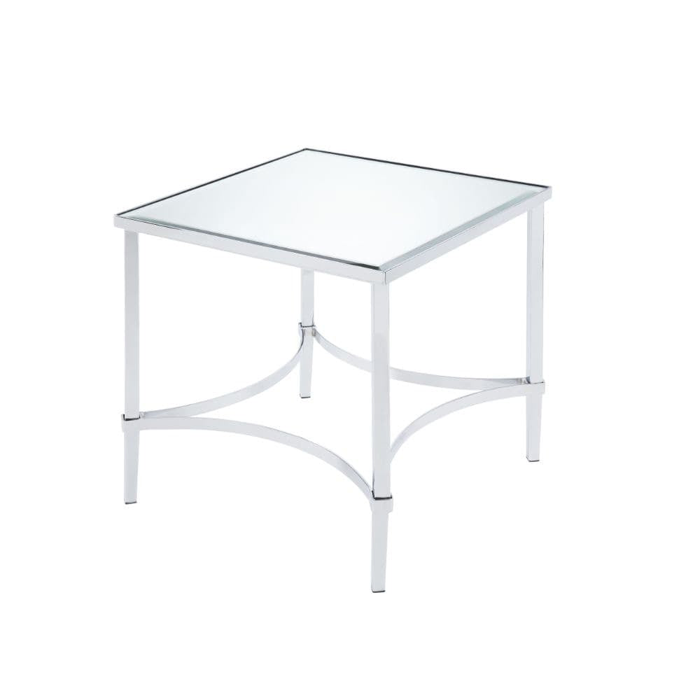 ACME Furniture - Petunia - End Table - Chrome & Mirror - 80192 view 1
