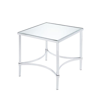 ACME Furniture - Petunia - End Table - Chrome & Mirror - 80192 view 1