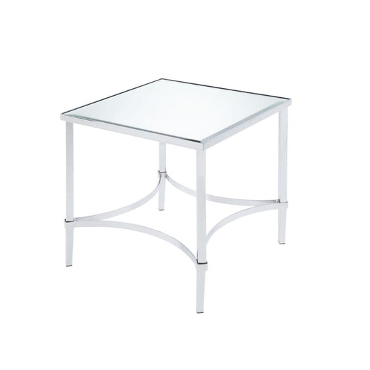 ACME Furniture - Petunia - End Table - Chrome & Mirror - 80192 view 1