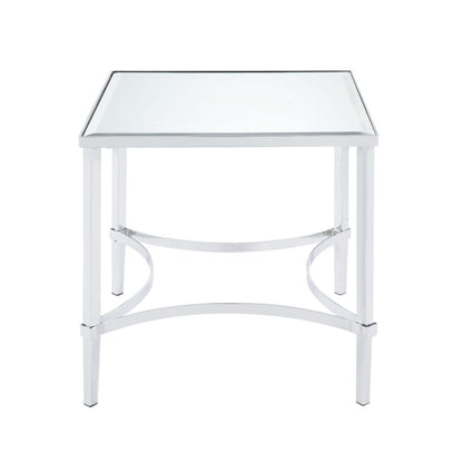 ACME Furniture - Petunia - End Table - Chrome & Mirror - 80192 view 2