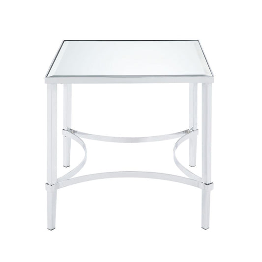 ACME Furniture - Petunia - End Table - Chrome & Mirror - 80192 view 2