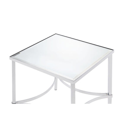 ACME Furniture - Petunia - End Table - Chrome & Mirror - 80192 view 3
