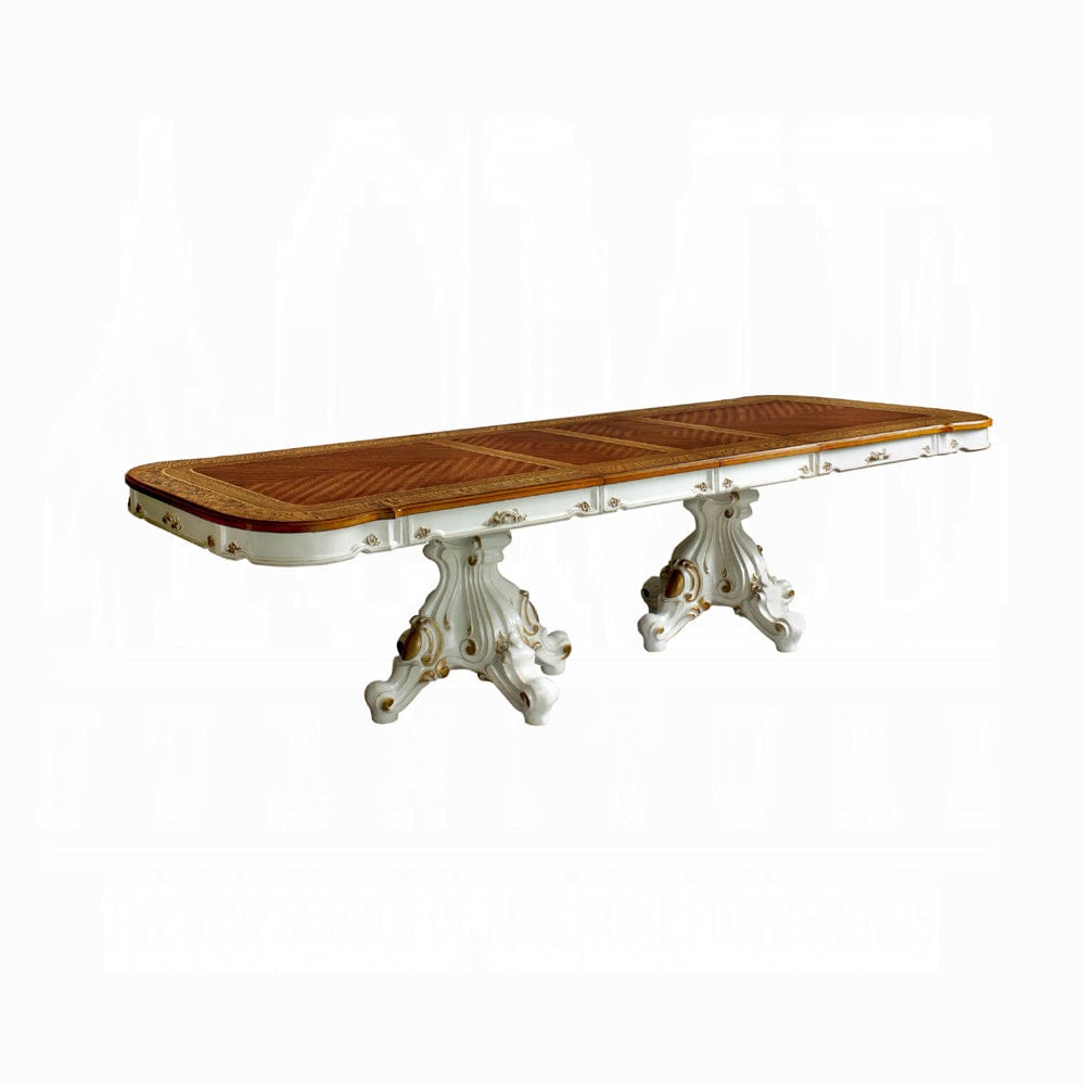 ACME Furniture - Picardy Dining Table w/Double Pedestal - 63460 view 1