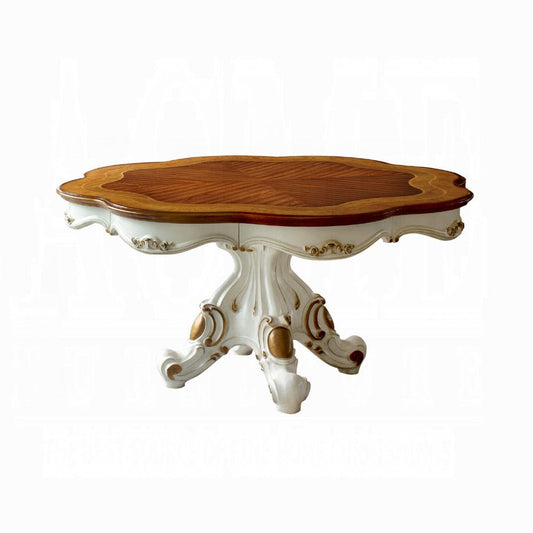 ACME Furniture - Picardy Dining Table w/Single Pedestal - 63470 view 1