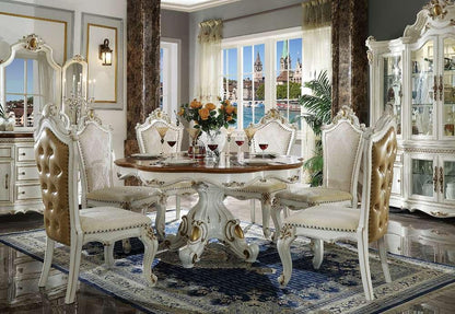ACME Furniture - Picardy Dining Table w/Single Pedestal - 63470 view 2
