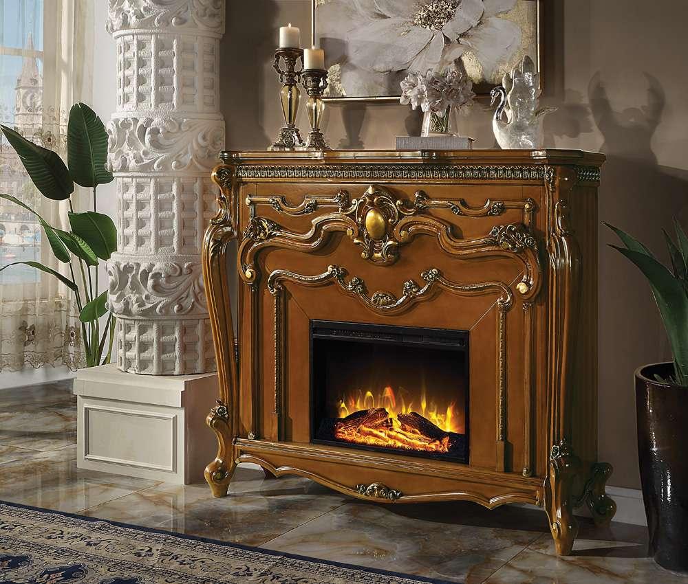 ACME Furniture - Picardy Fireplace - Honey Oak - AC01344 veiw 1