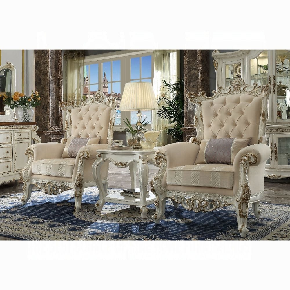 ACME Furniture - Picardy II Accent Chair w/1 Pillow - 53463 view 3
