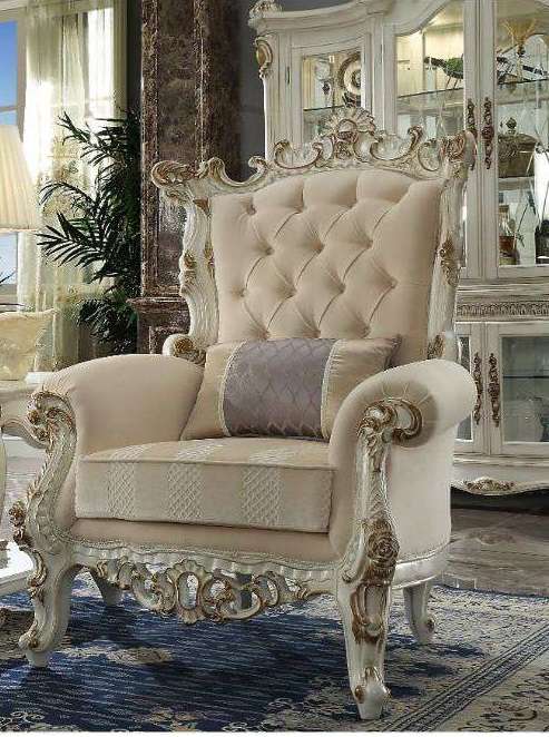 ACME Furniture - Picardy II Accent Chair w/1 Pillow - 53463 veiw 1