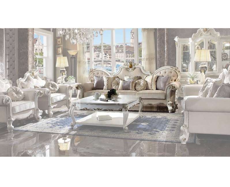 ACME Furniture - Picardy Oversized Sofa (w/8 Pillows) - 55465 veiw 1