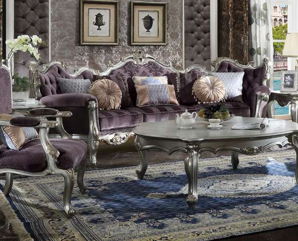 ACME Furniture - Picardy Sofa (w/8 Pillows) - 53465 veiw 1