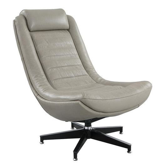 ACME Furniture - Piran Accent Chair w/Swivel - Twilight Top Grain Leather - AC02584 view 1