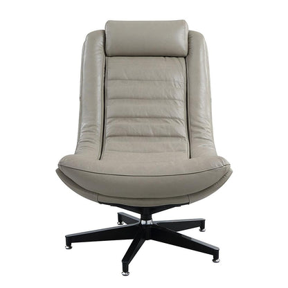 ACME Furniture - Piran Accent Chair w/Swivel - Twilight Top Grain Leather - AC02584 view 2