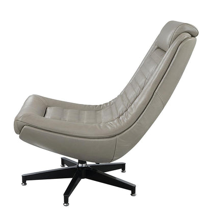 ACME Furniture - Piran Accent Chair w/Swivel - Twilight Top Grain Leather - AC02584 view 3