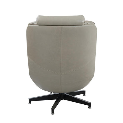 ACME Furniture - Piran Accent Chair w/Swivel - Twilight Top Grain Leather - AC02584 view 4