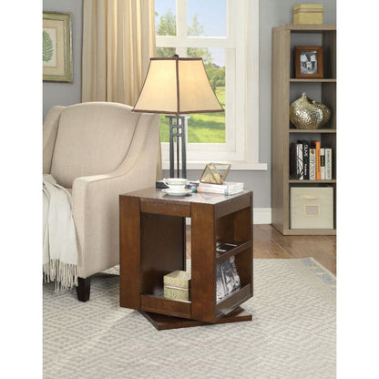 ACME Furniture - Pisanio - End Table (Swivel) - Espresso - 84522 view 6
