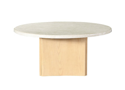 ACME Furniture - Qwin Coffee Table - Marble Top & Oak Finish - LV03005 veiw 2